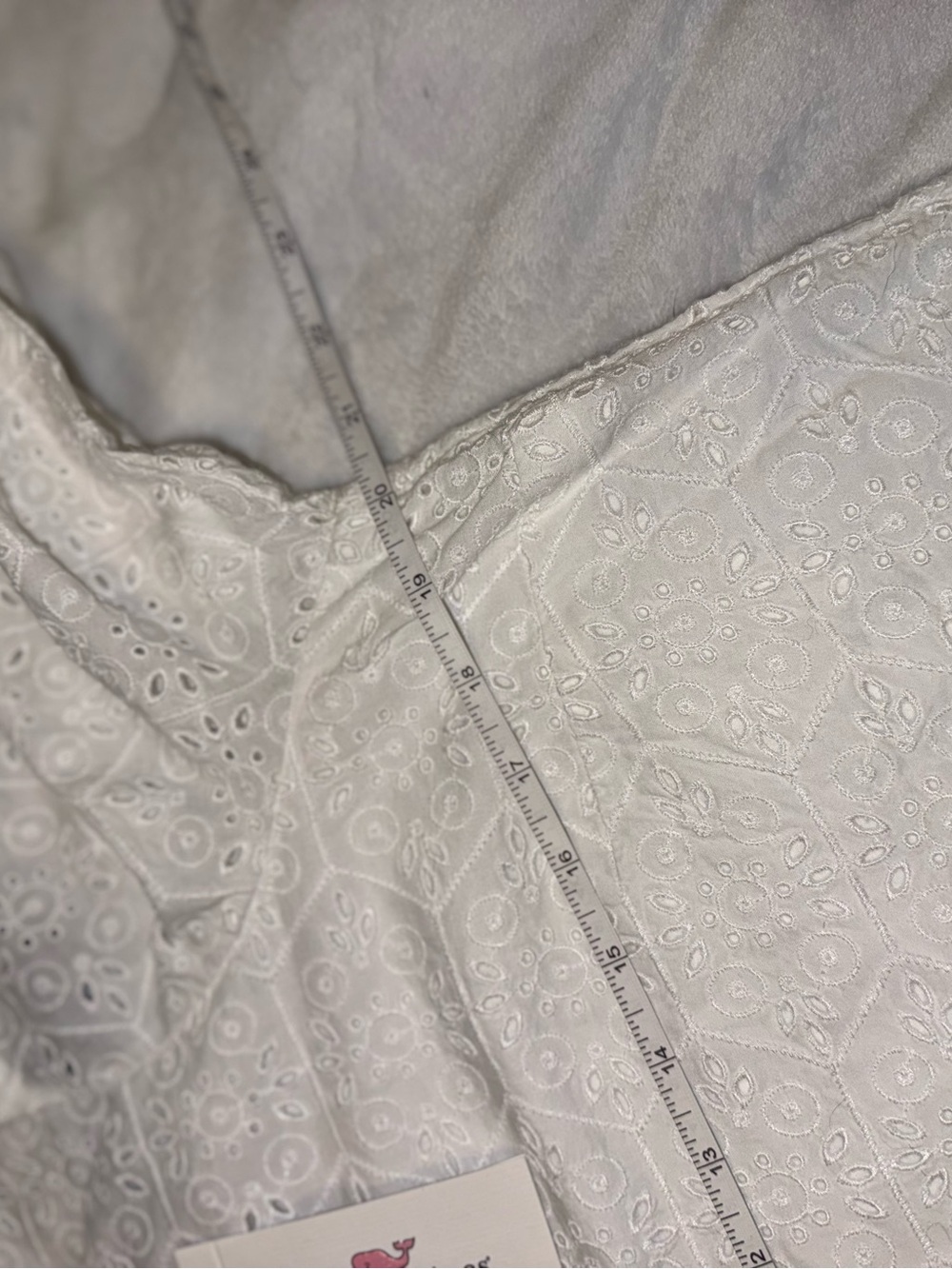 Vineyard Vines White Eyelet Cotton Dress. NWT.